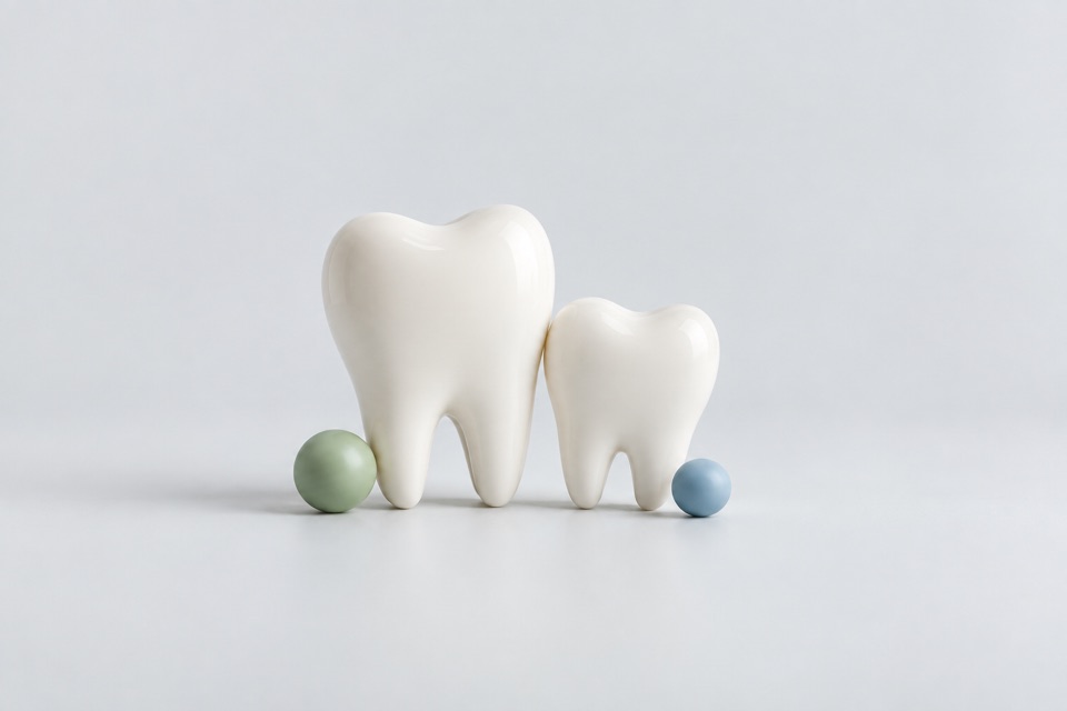 Playful tooth illustration for children and teens