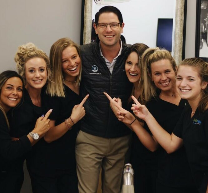 Dr. Jay B. Burton with the SmileMaker Orthodontics team